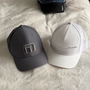 Travis Mathew Gray and White Men's Hat Duo
